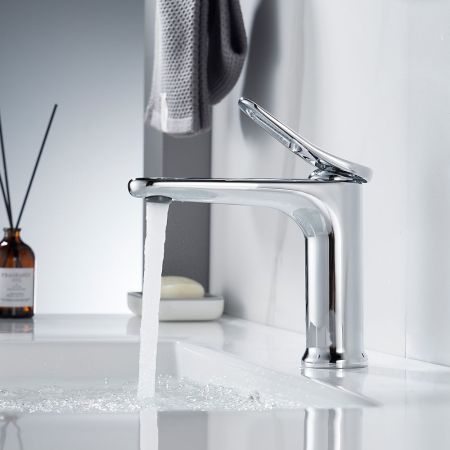 Смеситель для раковины Shevanik S4701, хром