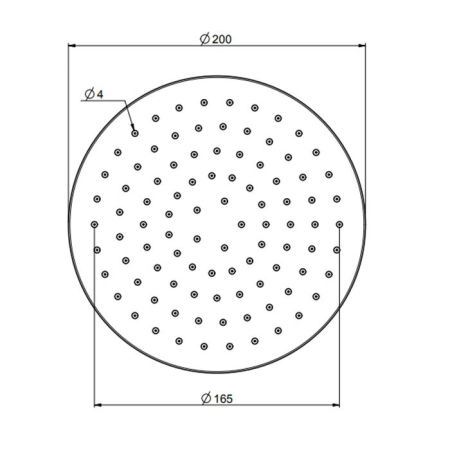 FIMA|Carlo Frattini Wellness Верхний душ из латуни Ø 200 мм., цвет хром, артикул F2117/2CR