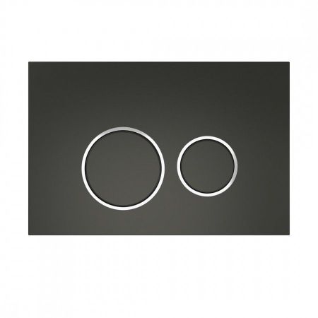 Клавиша смыва Maretti Elena AC12EA-564, черный/хром, артикул AC12EA-564