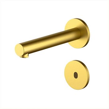 Смеситель для раковины встроенный, сенсорный Timo Saona золото шлифованное (2373/20SM)