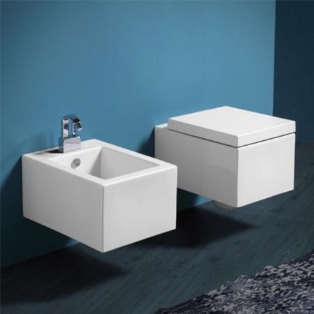 SIMAS Frozen Унитаз подвесной 38х51см, цвет белый, без крепежа F85, артикул FZ18bi