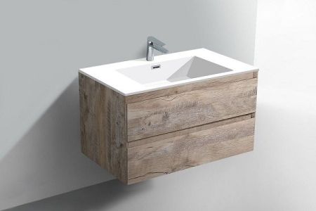 Тумба под раковину Vincea Luka VMC-1L800NW подвесная N.Wood, артикул VMC-1L800NW