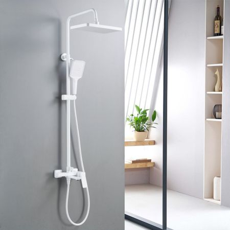 Душевая система Shevanik S4436C, белый