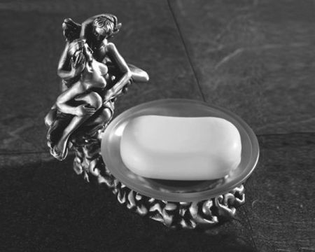 Мыльница Art&Max Romantic AM-B-0081C-T Серебро, артикул AM-B-0081C-T