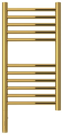Полотенцесушитель электрический "БОГЕМА 3.0" прямая 600х300 / МЭМ левый (Золото)