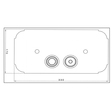 Nicolazzi Complementi Arredo Клавиша смыва, цвет: хром