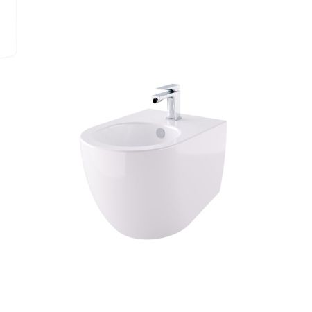 Hidra Tour, подвесное биде c крепежом, 52x35,5x33h см, цвет белый матовый, артикул TUW24I/006