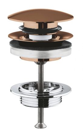 Донный клапан для раковины GROHE, теплый закат матовый (65807DL0)