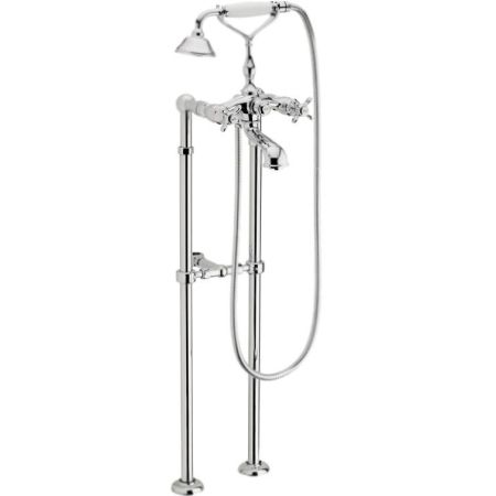 Смеситель для ванны Webert Ottocento OT720801 Хром Белый, артикул OT720801015