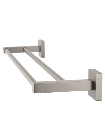 Полотенцедержатель двойной WONZON & WOGHAND POLO, Брашированный никель (WW-8911-BN), артикул WW-8911-BN