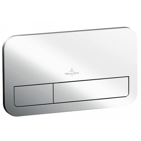 Клавиша смыва, Villeroy&Boch, ViConnect, назначение-для унитаза, ширина, мм-253, глубина, мм-10, высота, мм-145, тип смыва-двойной, тип управления-механический, материал-композиционный материал, цвет-хром Клавиша смыва, Villeroy&Boch, ViConnect, назначение-для унитаза, ширина, мм-253, глубина, мм-10, высота, мм-145, тип смыва-двойной, тип управления-механический, материал-композиционный материал, цвет-хром