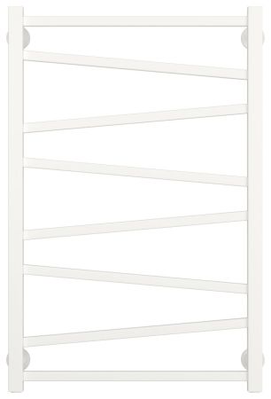 Полотенцесушитель, Сунержа, Сирокко, водяной, ширина, мм-500, глубина, мм-75, высота, мм-800, подключение-нижнее, мощность, Вт-451, материал-нержавеющая сталь, цвет-белый матовый, артикул 30-0253-8050