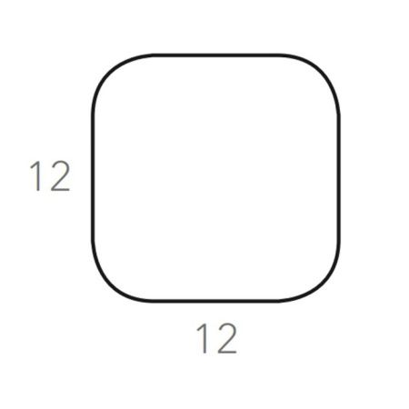 Colombo Adj Квадратный костер, 12x12 см, цвет: устричный/пепельная роза Colombo Adj Квадратный костер, 12x12 см, цвет: устричный/пепельная роза