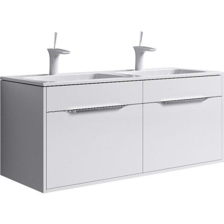 "Malaga" тумба под умывальник подвесная, цвет белый Mal.01.12, ТМ «AQWELLA», артикул Mal.01.12