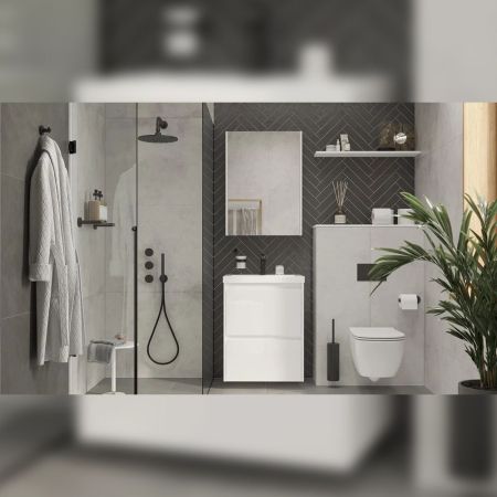 Тумба под раковину подвесная Velvex Klaufs tp.KLA.COM.60.2Y, 60 см, артикул tp.KLA.COM.60.2Y