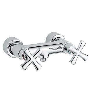 Emmevi Spirit New, двухвентильный смеситель для душа без набора для душа, цвет зачищенное золото