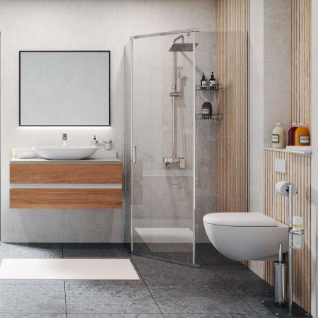 Leine 35P38 душ.уголок пятиугольный, артикул 35P38