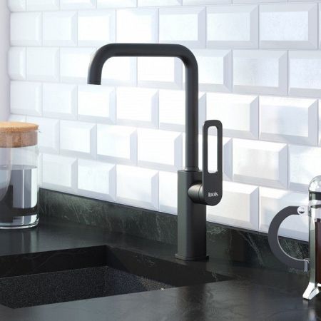 Смеситель для кухни Iddis Slide SLIBL00i05 Черный, артикул SLIBL00i05
