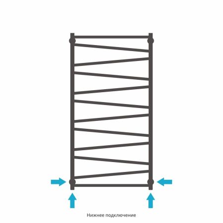 Полотенцесушитель водяной Сирокко 1200х600 (ЗОЛОТО)