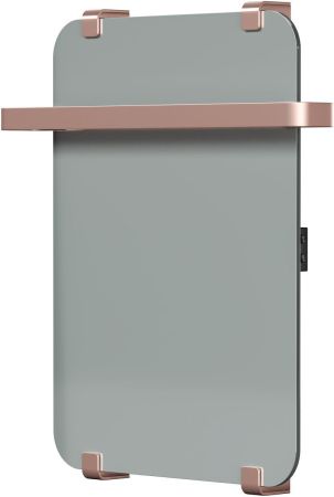 Полотенцесушитель электрический Allen Brau Infinity 60x44 с рейлингом 2.0 и креплением, медь браш, артикул 00325649