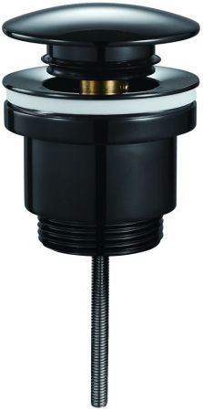 Выпуск без перелива HAIBA черный (HB68-7), артикул HB68-7