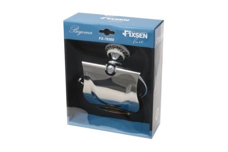 Держатель туалетной бумаги Fixsen Bogema FX-78510 Хром Белый, артикул FX-78510