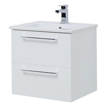 Тумба под раковину подвесная Dreja Gio 60 см, белый