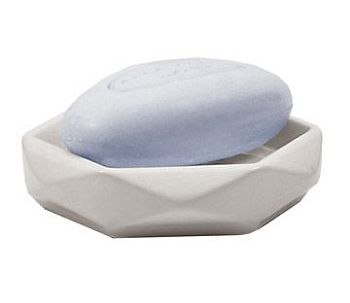 Gedy Dalia, настольная керамическая мыльница, цвет белая керамика