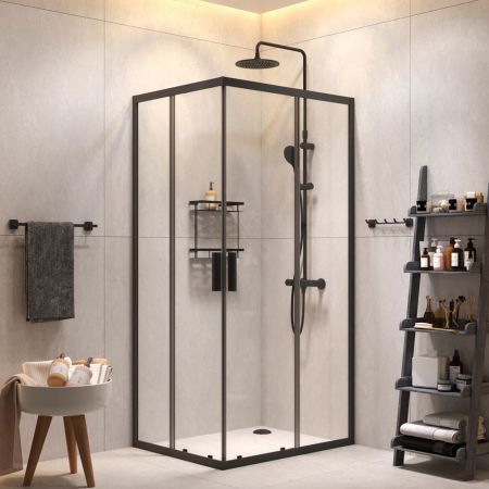 WK93EQ Gem S Комплект ограждение 100*80, прямоугольный, черный, артикул WK93EQ