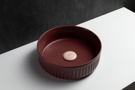 Раковина накладная Allen Brau Fantasy Line 36 4.11032.BD бордо, артикул 4.11032.BD