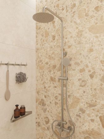 Душевая система Knotlor SS-06/1, сатин, артикул SS-06/1