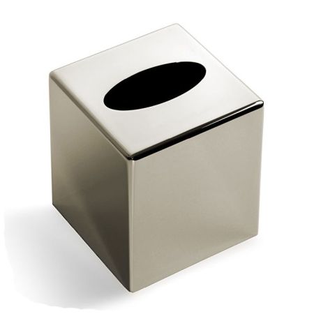 DEVON&DEVON WALTZ Контейнер для бумажных платков, настольный, цвет никель блестящий, артикул WLZ-130-NK