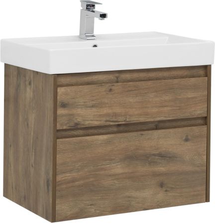 Мебель для ванной Aquanet Nova Lite 75 дуб рустикальный (2 ящика), артикул 00254218