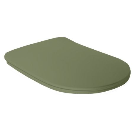 Kerasan Tribeca Сиденье ”Slim” для унитаза c микролифтом цвет: Verde muschio, артикул 519111 Verde muschio