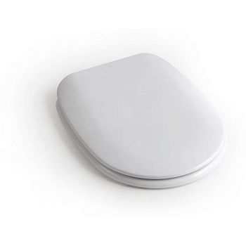 White Ceramic Basic, быстросъемное тонкое сиденье с микролифтом, цвет фанго матовый