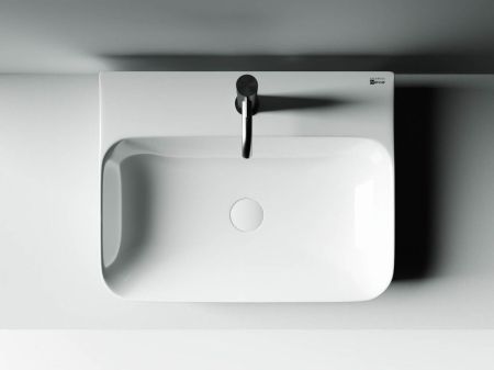 Умывальник AURA с 1 отверстием для смесителя, без перелива 600*470*135мм CN2001