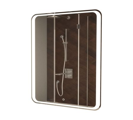 Зеркало с подсветкой ART&MAX ELEGANT AM-Ele-700-800-DS-F, артикул AM-Ele-700-800-DS-F