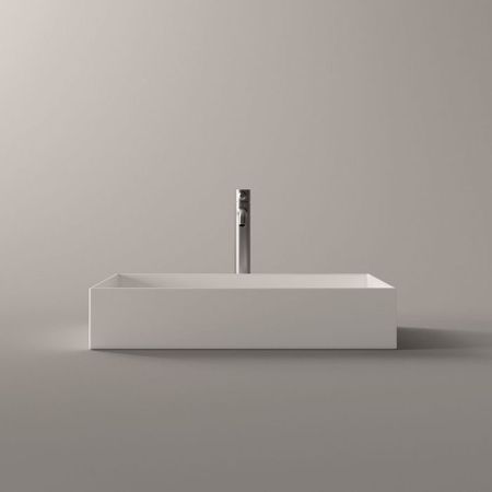 Раковина, Alice, Hide, ширина, мм-600, глубина, мм-370, высота, мм-120, тип установки-накладной (настольный), отверстия для смесителя-отсутствуют, без перелива, донный клапан-необходимо заказать, материал-керамика, вид грязеотталкивающего покрытия-Aliglaz, артикул 31130109