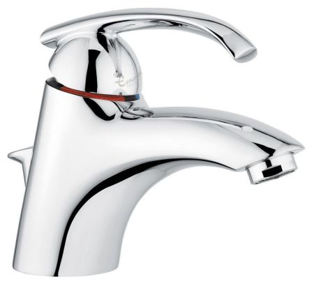Emmevi Ramses, однорычажный смеситель для раковины с донным клапаном, цвет хром, артикул 72003CR