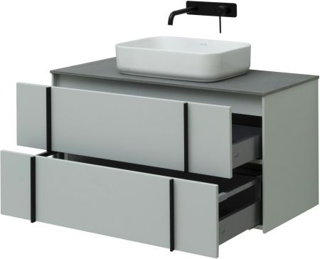 Тумба под раковину Allen Brau Reality 100 1.32007.PWM папирус матовый, артикул 1.32007.PWM