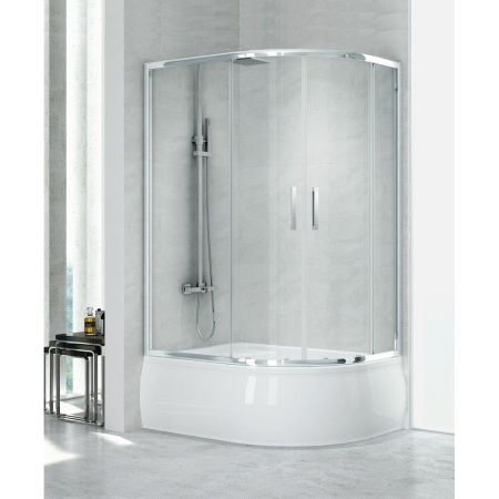 Душевое ограждение NEW TRENDY NEW MAXIMA 120x85x165 K-0300 (хром), артикул K-0300