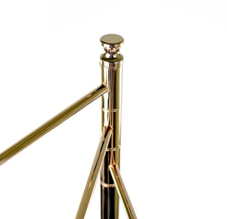 Stil Haus Hashi, стойка h85,5 см: 3 полотенцедержателя, цвет золото, артикул 1123/3(16)