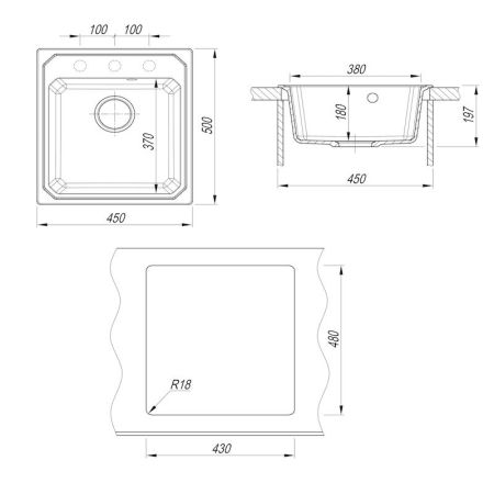 Кухонная мойка Dr. Gans КАРДИНАЛ 29.030.B0450.406, терракота, артикул 29.030.B0450.406