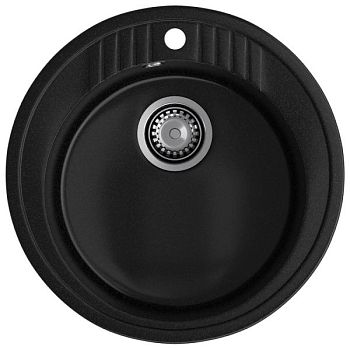 Кухонная мойка GranFest RONDO 520, черный