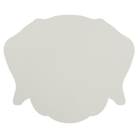 ADJ Плейсмат детский Dog, 42x35 см., цвет: белый/панна котта