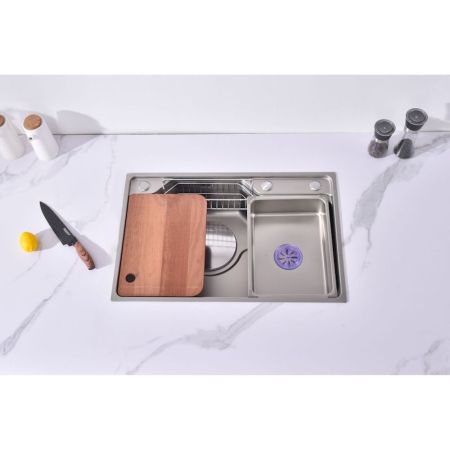 Мойка для кухни Fmark FSC7846L, сатин