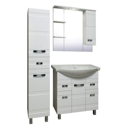 Тумба под раковину Runo Турин 75 4620750026660 Белая