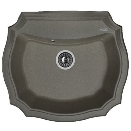 Кухонная мойка Florentina Эмилия 640 20.355.D0640 Антрацит, артикул 20.355.D0640.302
