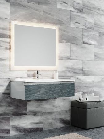 Тумба с раковиной SanVit Авеню-1 120 kavenu1120 с фактурой под дерево подвесная Зебрано Тумба с раковиной SanVit Авеню-1 120 kavenu1120 с фактурой под дерево подвесная Зебрано