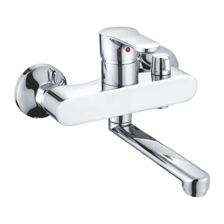 Смеситель для ванны Shevanik S5602, хром, артикул S5602